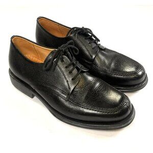 Sandro Moscoloni Vineyard 3060 Black Leather Oxford Derby Shoes Size 10.5
